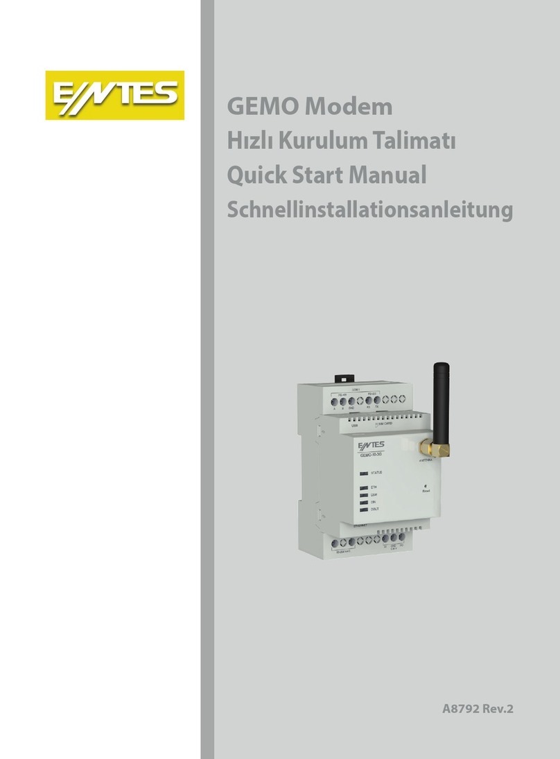 Entes GEMO Quick start manual