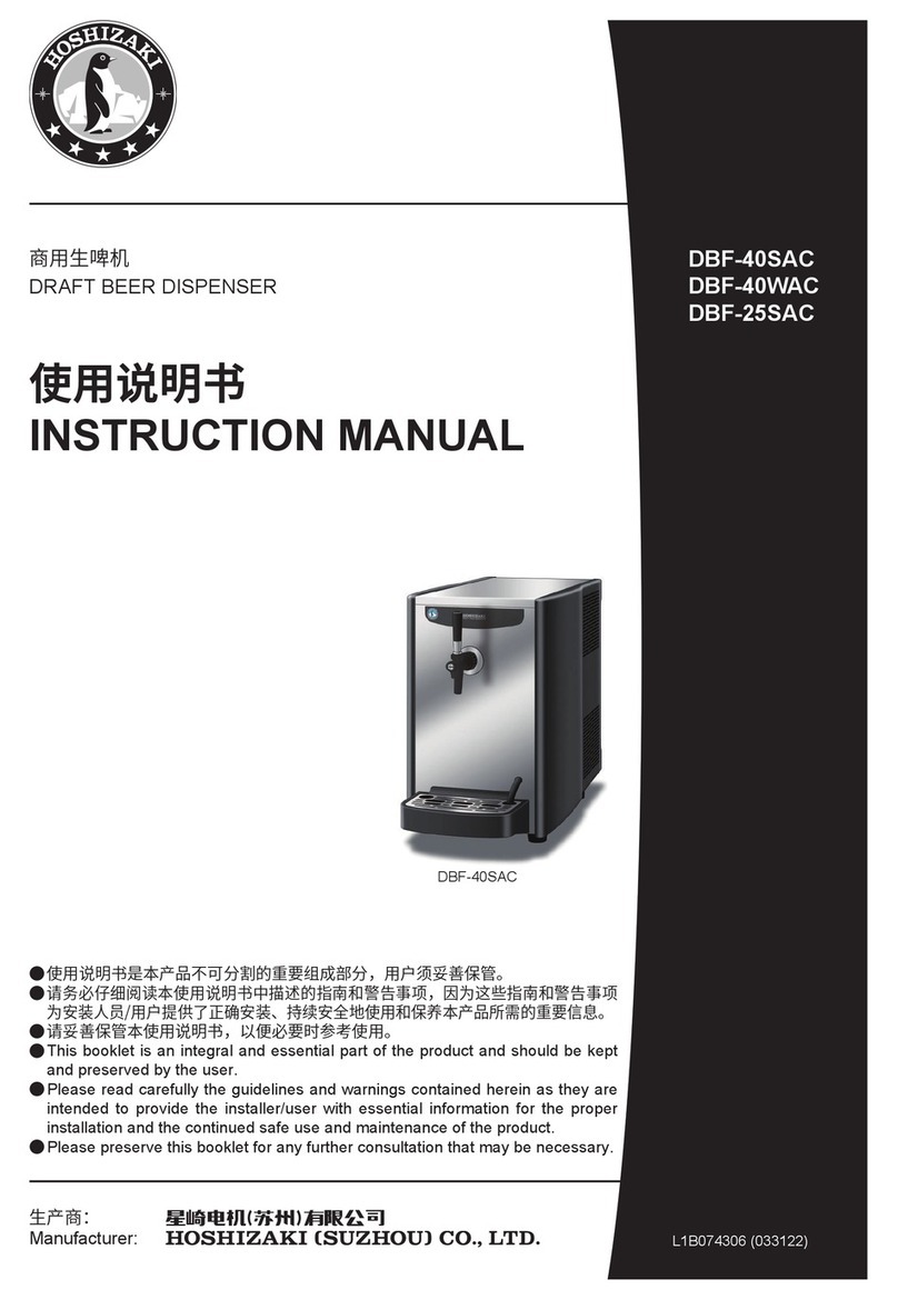 Hoshizaki DBF-40WAC instruction manual
