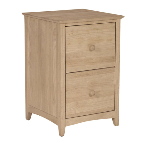 Unfinished Furniture of Wilmington OF-52 Assembly instructions
