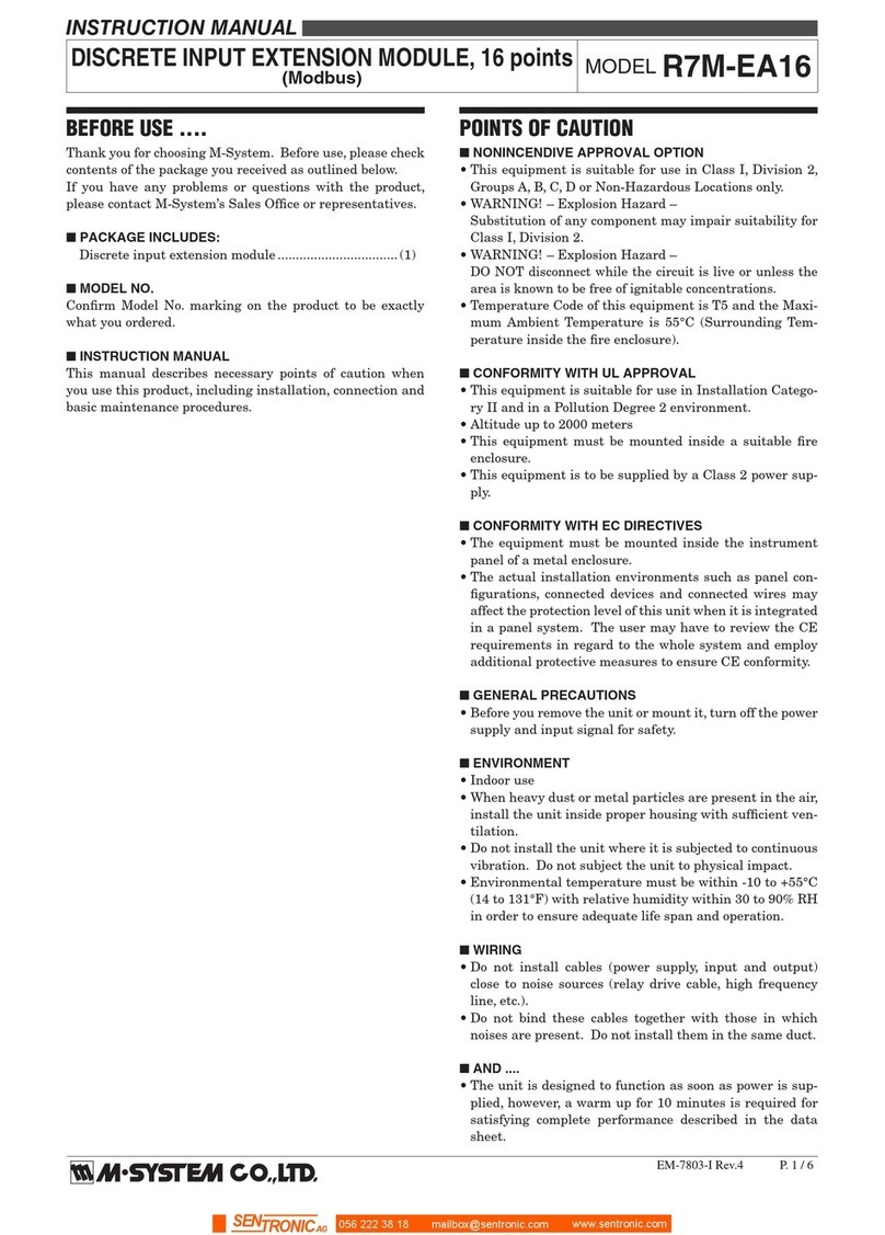 M-system R7M-EA16 User manual