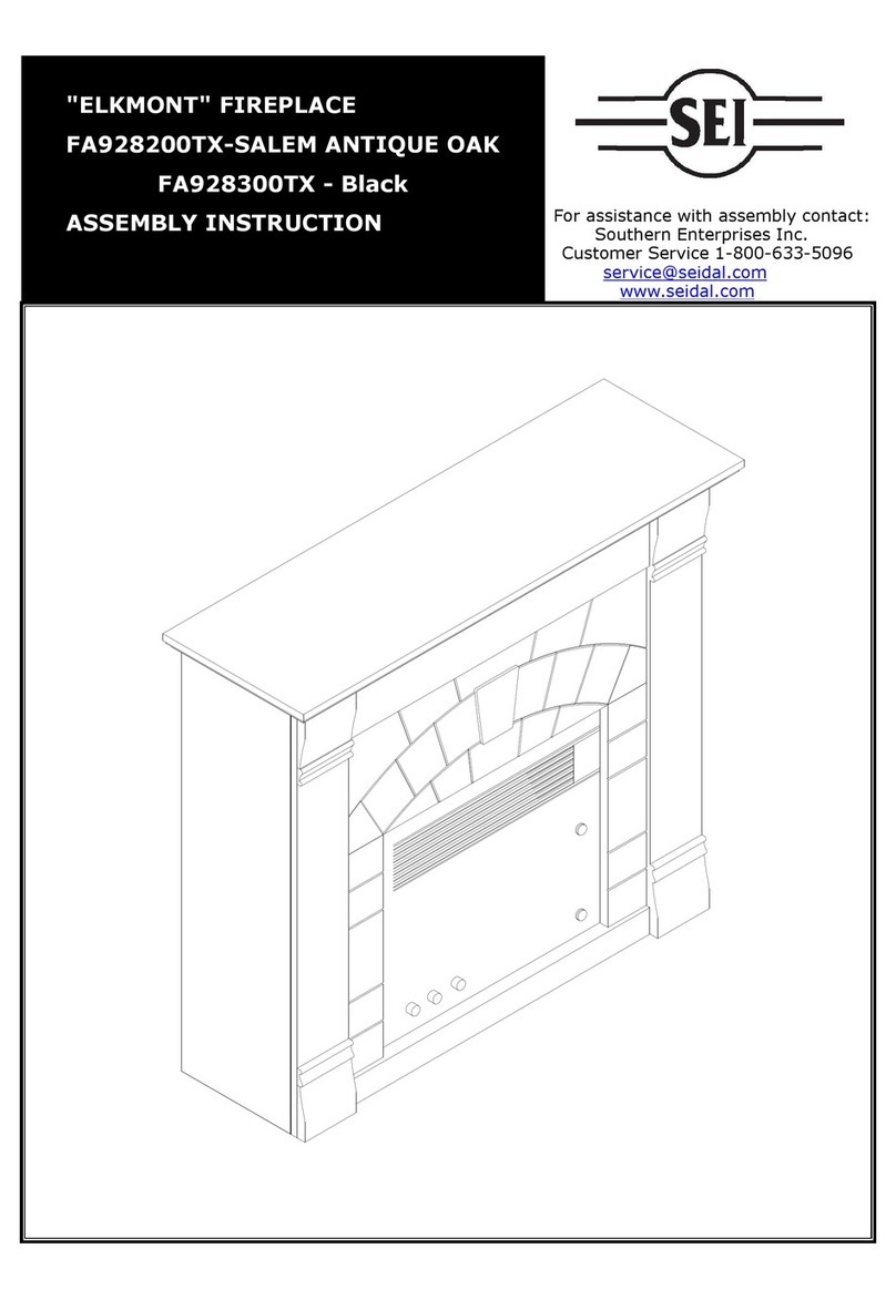 SEI ELKMONT FA928300TX Assembly instruction