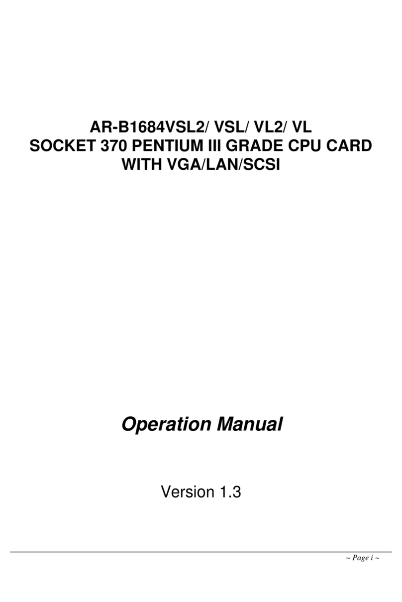 Acrosser Technology AR-B1684VSL2 User manual