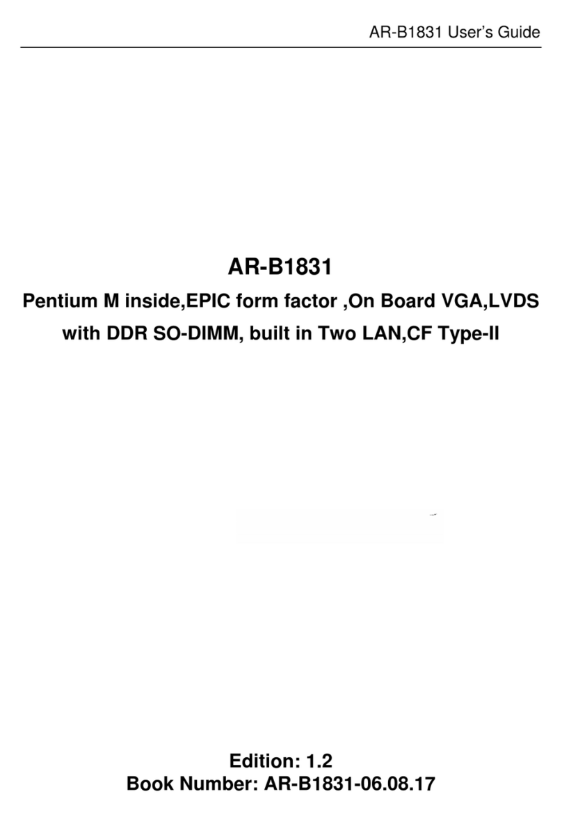 Acrosser Technology AR-B1831 User manual Acrosser Technology AR-B1831 User manual