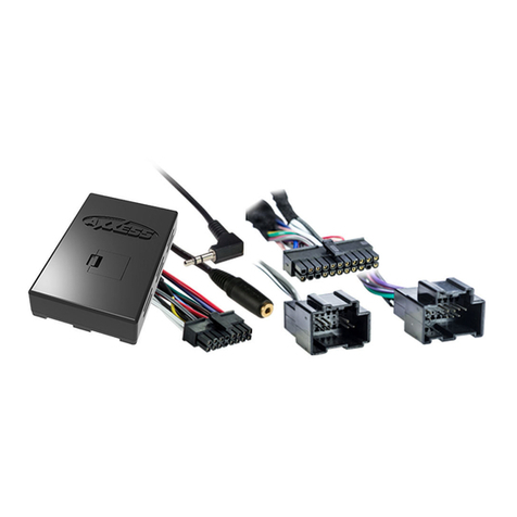 Axxess AX-GMLAN11-SWC User manual Axxess AX-GMLAN11-SWC User manual