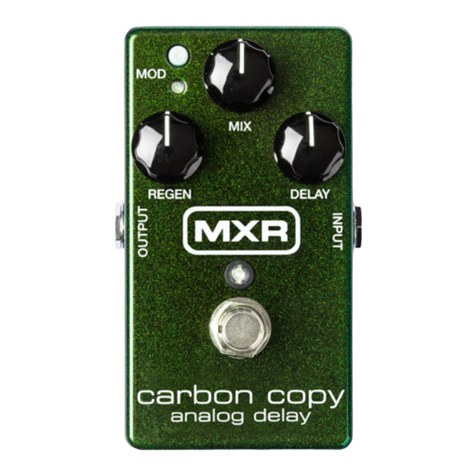Dunlop CARBON COPY MXR User manual