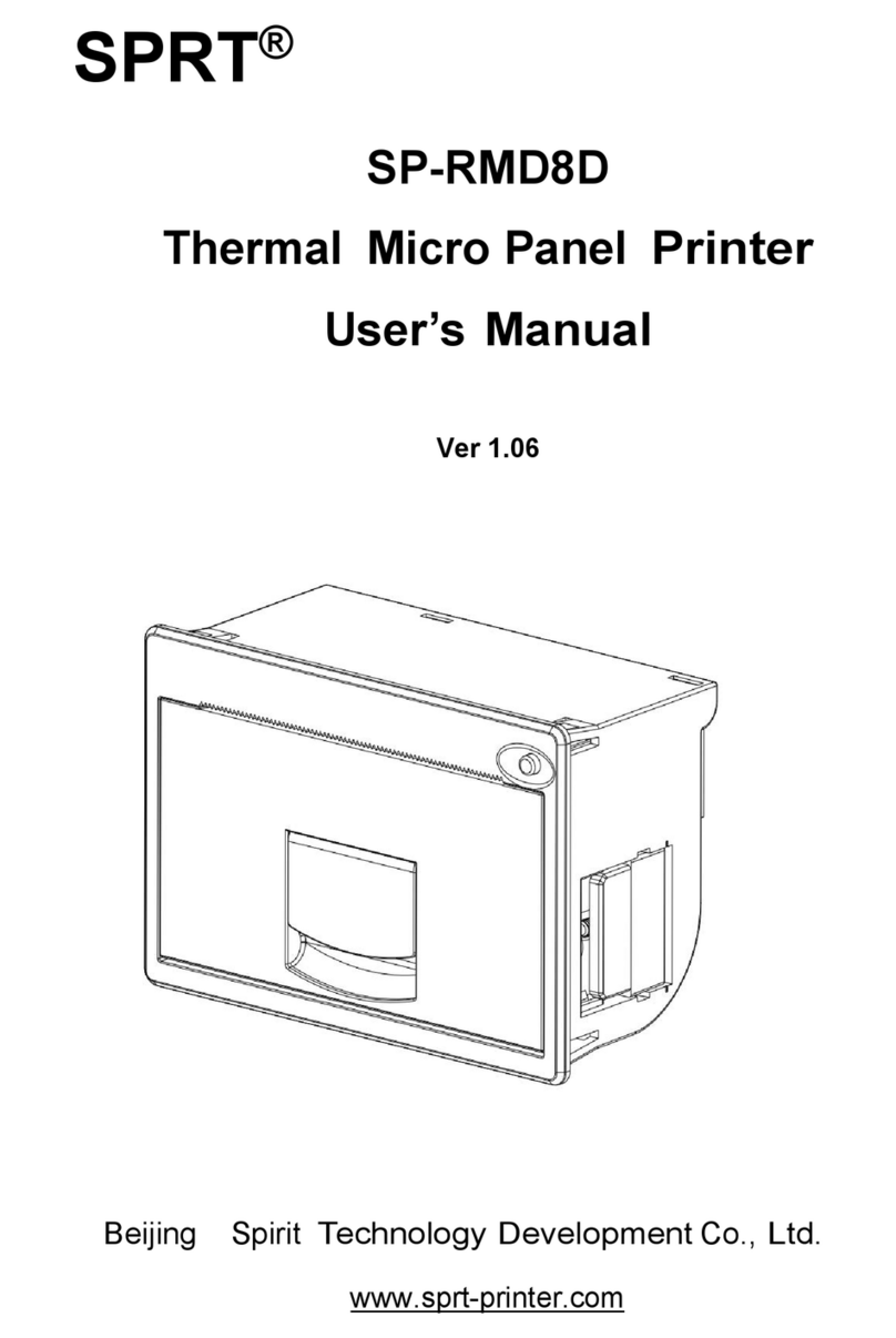 SPRT SP-RMD8D User manual