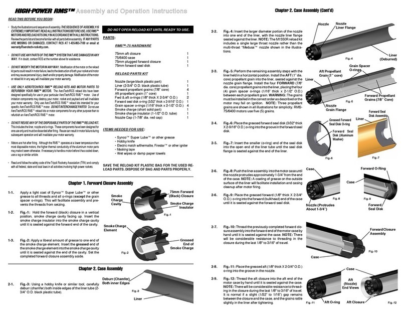 Aerotech M1550R-P Parts list manual