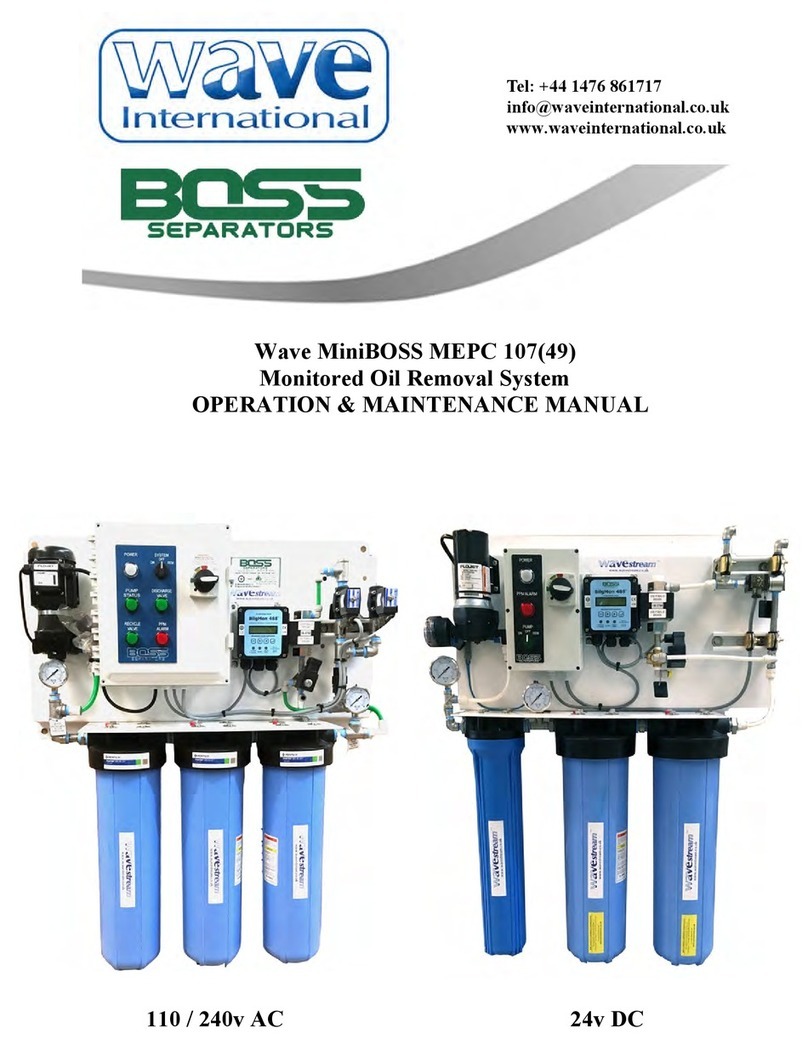 Wave MiniBOSS Operation & maintenance manual