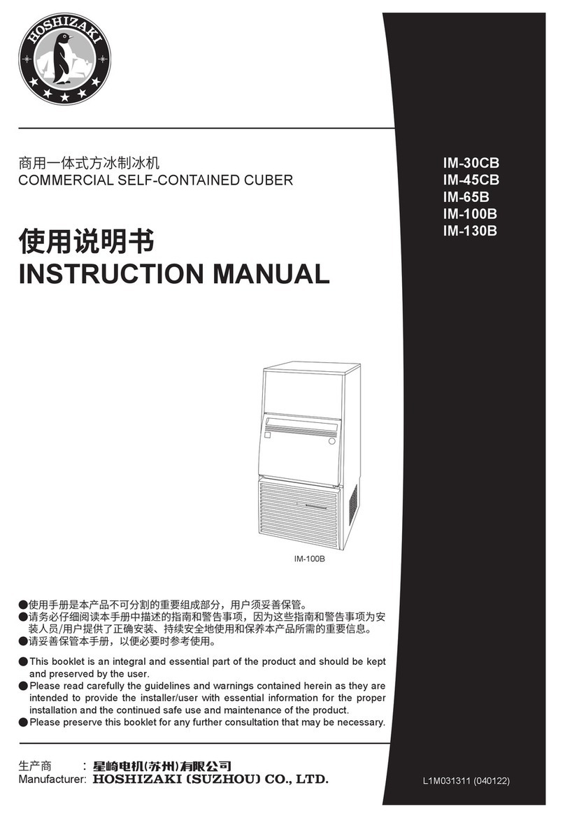 Hoshizaki IM-30CB User manual