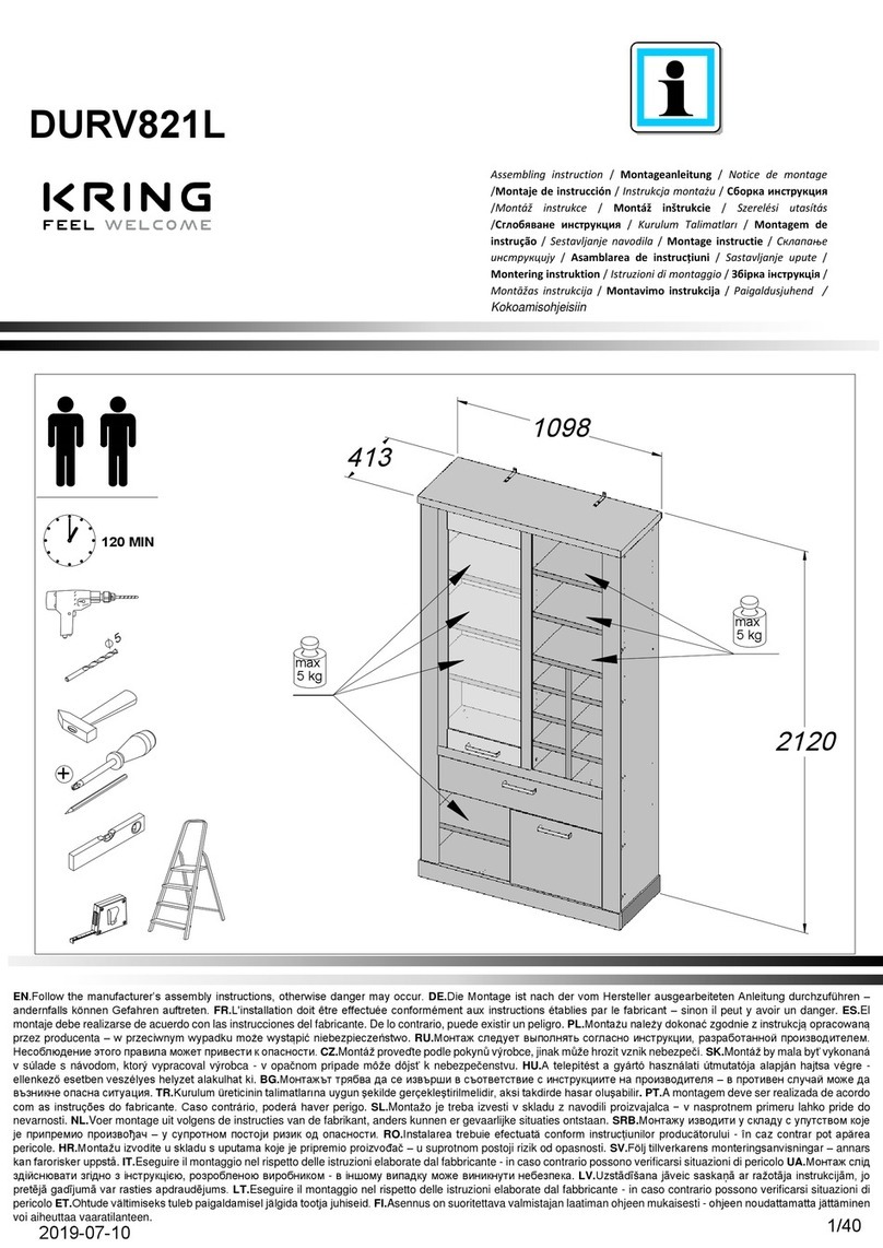 Kring DURV821L Assembling Instruction