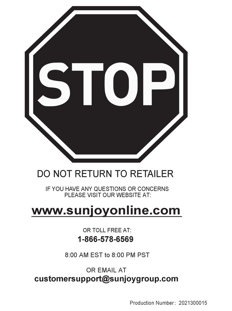 Sunjoy SHELTON A101001910 User manual