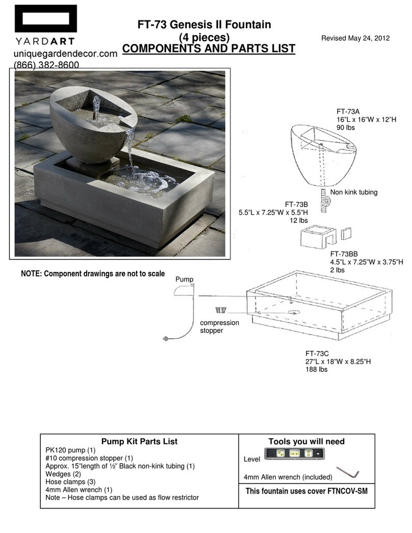 YARDART Genesis II FT-73 User manual