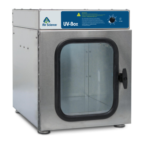 Air Science UV-BOX UVB-15 Mounting instructions