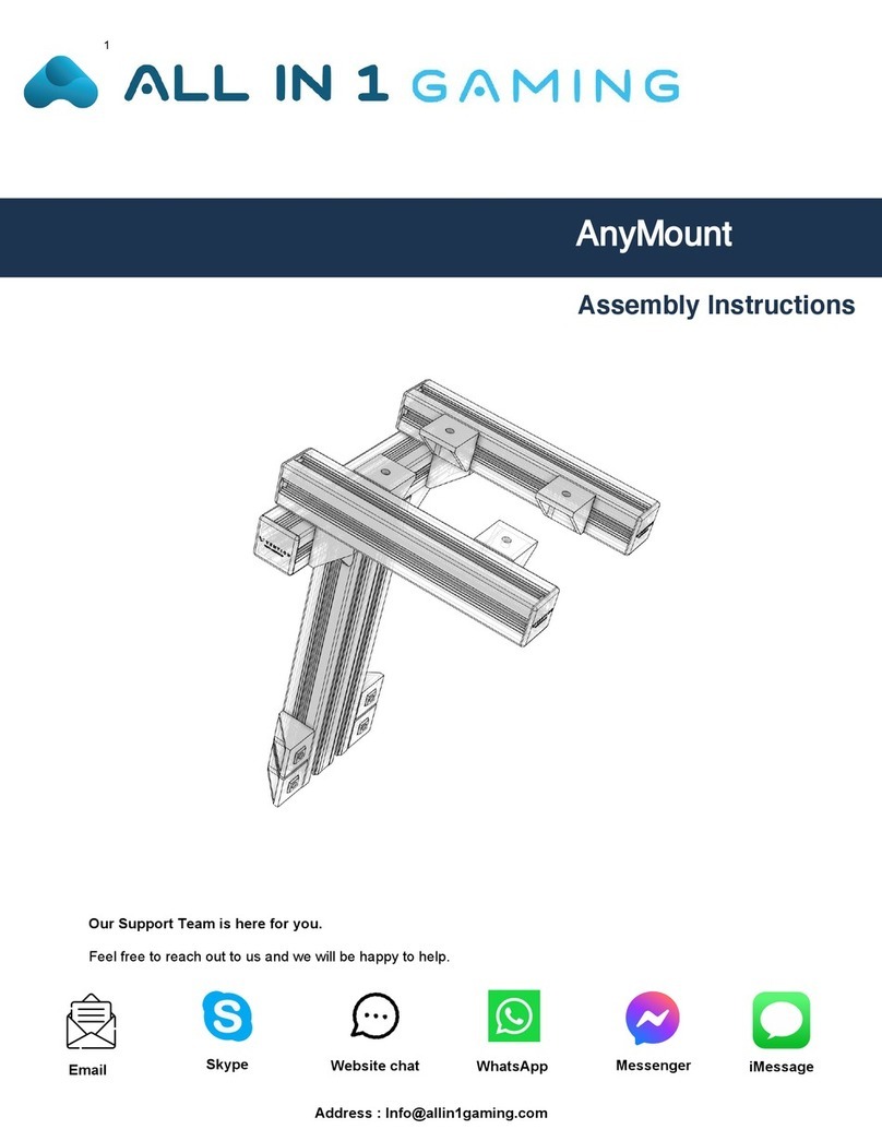 All In 1 Gaming AnyMount Assembly instructions