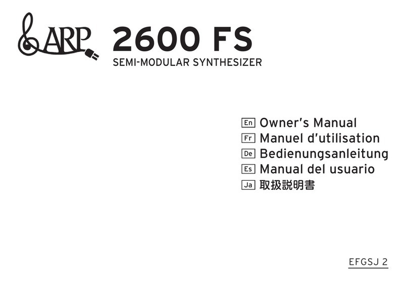 ARP 2600 FS User manual