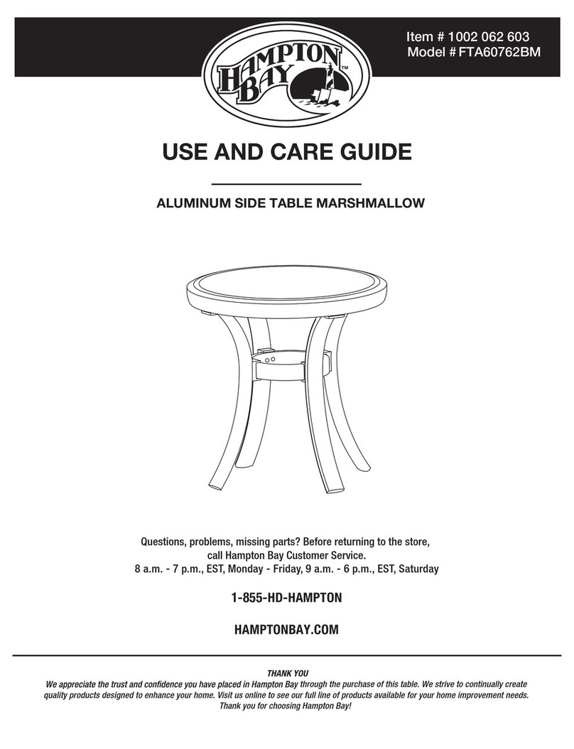 HAMPTON BAY FTA60762BM Use and care guide HAMPTON BAY FTA60762BM Use and care guide