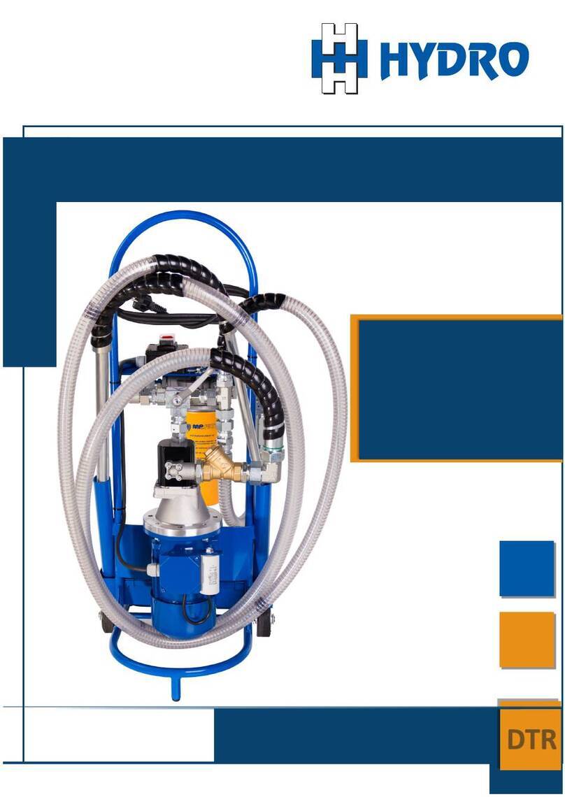 Hydro AGF-15 Operating and maintenance manual