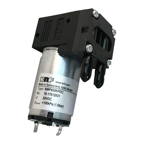KNF NMP830KPDC HP Operating and installation instructions KNF NMP830KPDC HP Operating and installation instructions