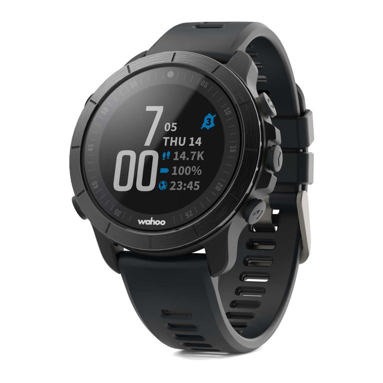 Wahoo ELEMENT RIVAL User manual