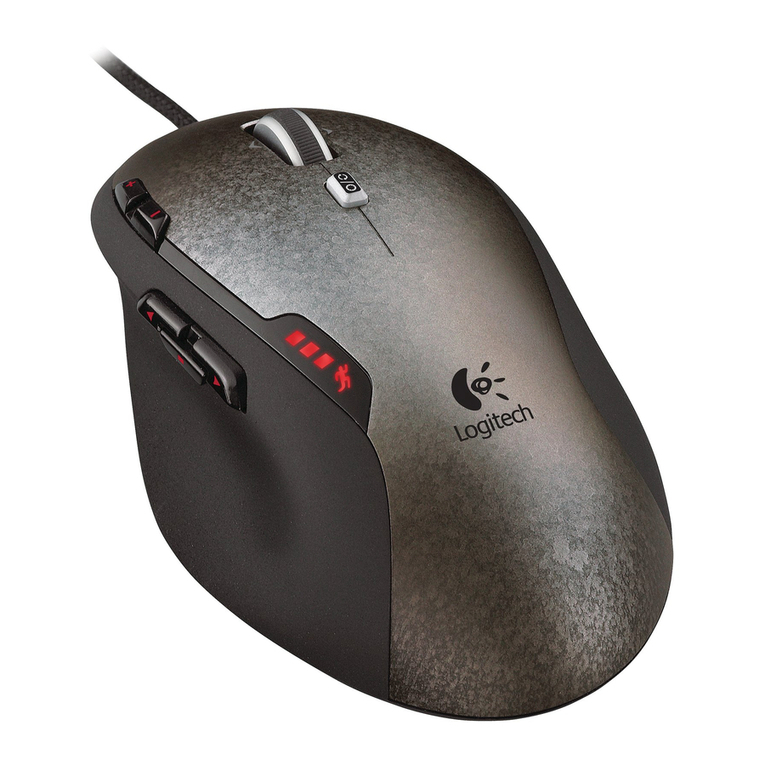 Logitech G500 User manual