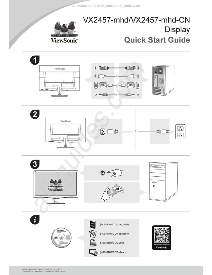 ViewSonic VX2457-mhd User manual