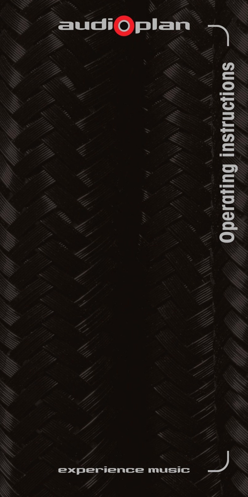 audioplan PowerPlant 100 S operating instructions