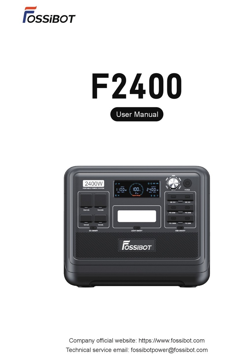 FOSSIBOT F2400 User manual