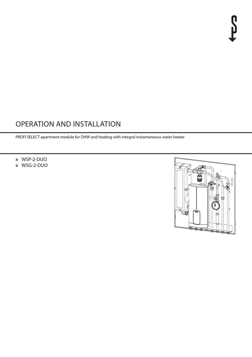 STIEBEL ELTRON WSP-2-DUO Administrator's Manual for Operation and Installation