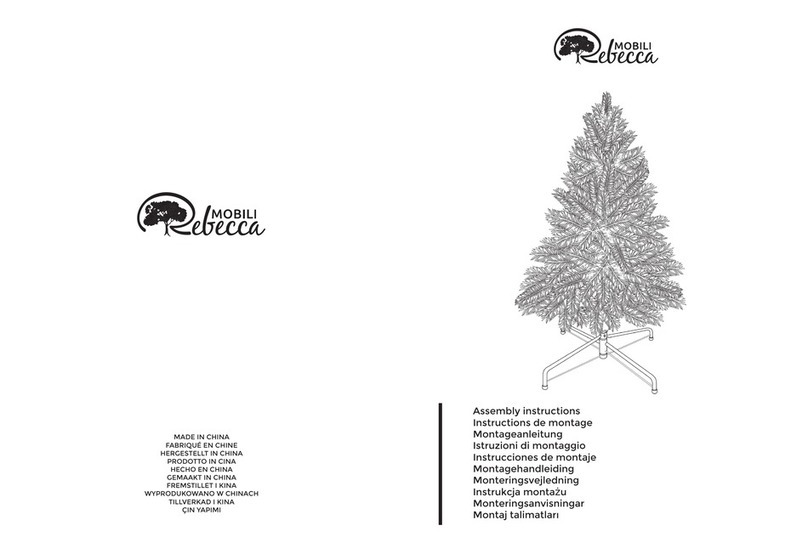 Rebecca Mobili Natale Assembly instructions
