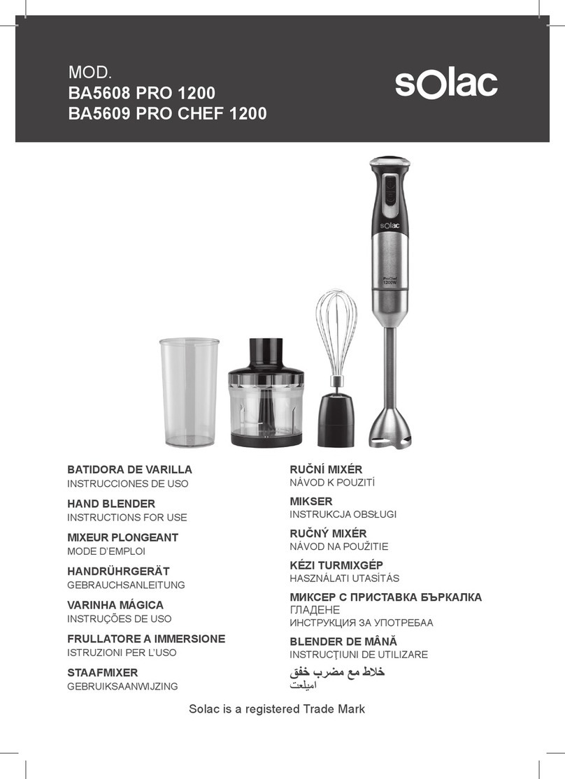 SOLAC PRO 1200 Instructions for use SOLAC PRO 1200 Instructions for use