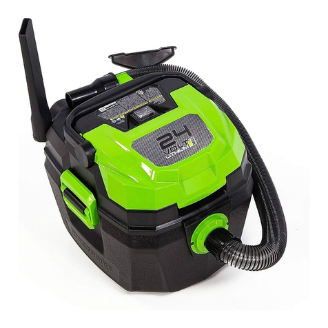 GreenWorks BVU24211 owner's manual