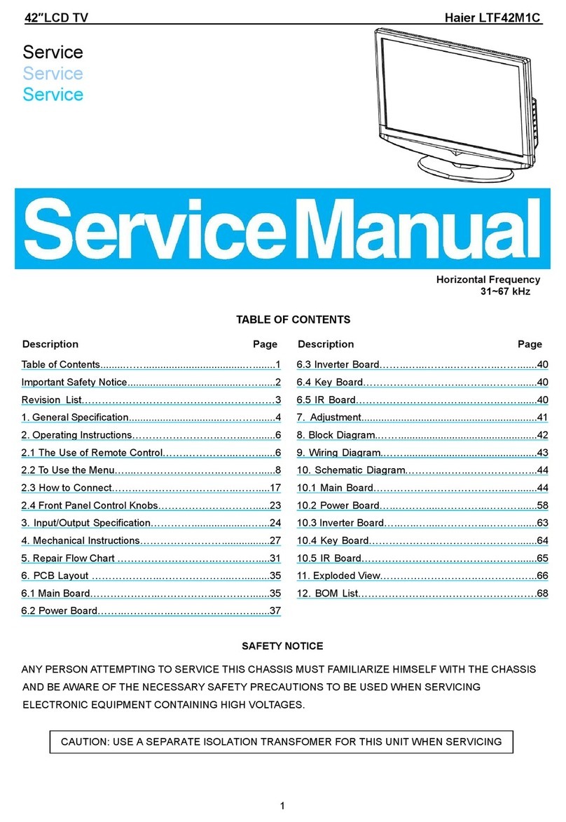 Haier LTF42M1C User manual
