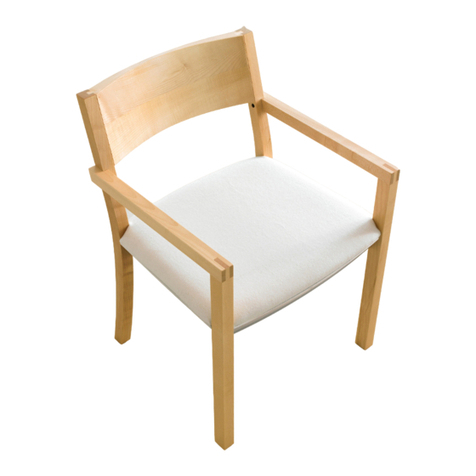 Teknion Synapse Wood Guest Chair NSYN Operating and maintenance instructions