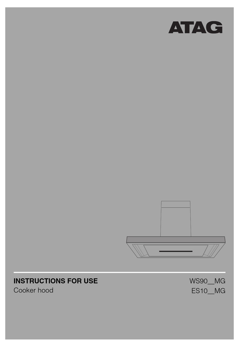Atag WS90 MG Instructions for use
