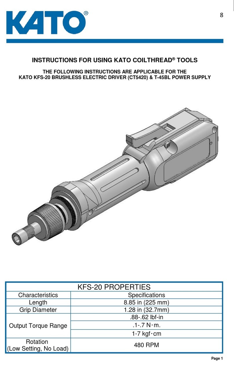Kato KFS-20 instructions