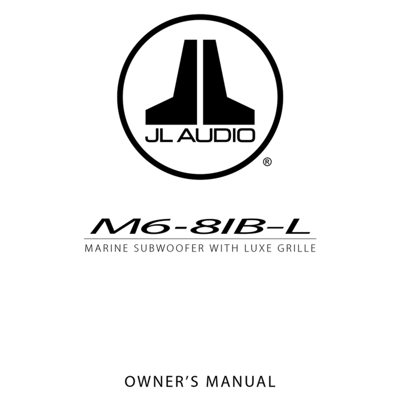 JL Audio M6-8IB-L owner's manual