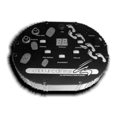 Proline CAPTURE DMX512 user manual