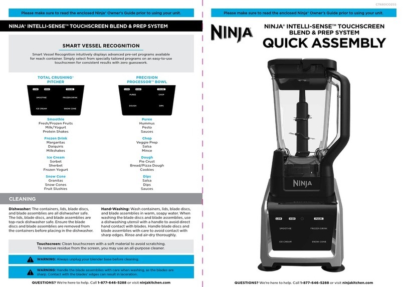 Ninja INTELLI-SENSE CT680CO2SS User manual