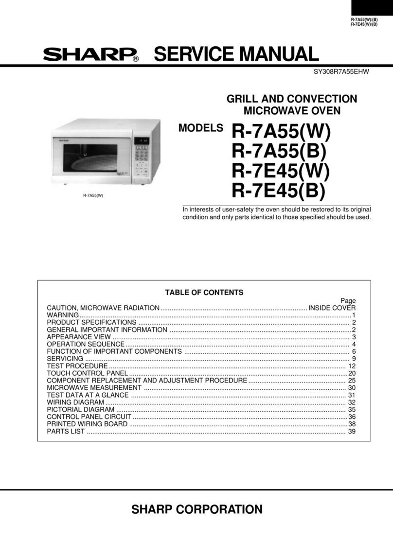 Sharp R-7A55 User manual
