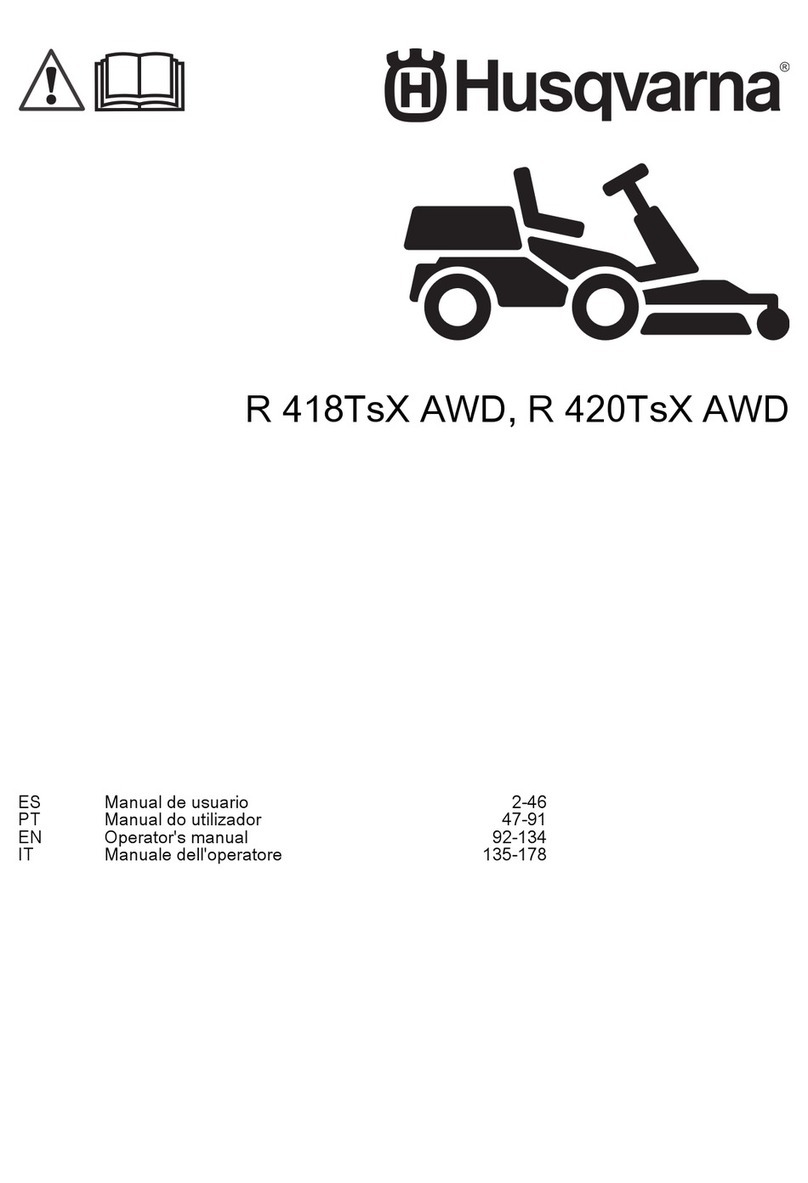 Husqvarna R 418TsX AWD Operator's manual