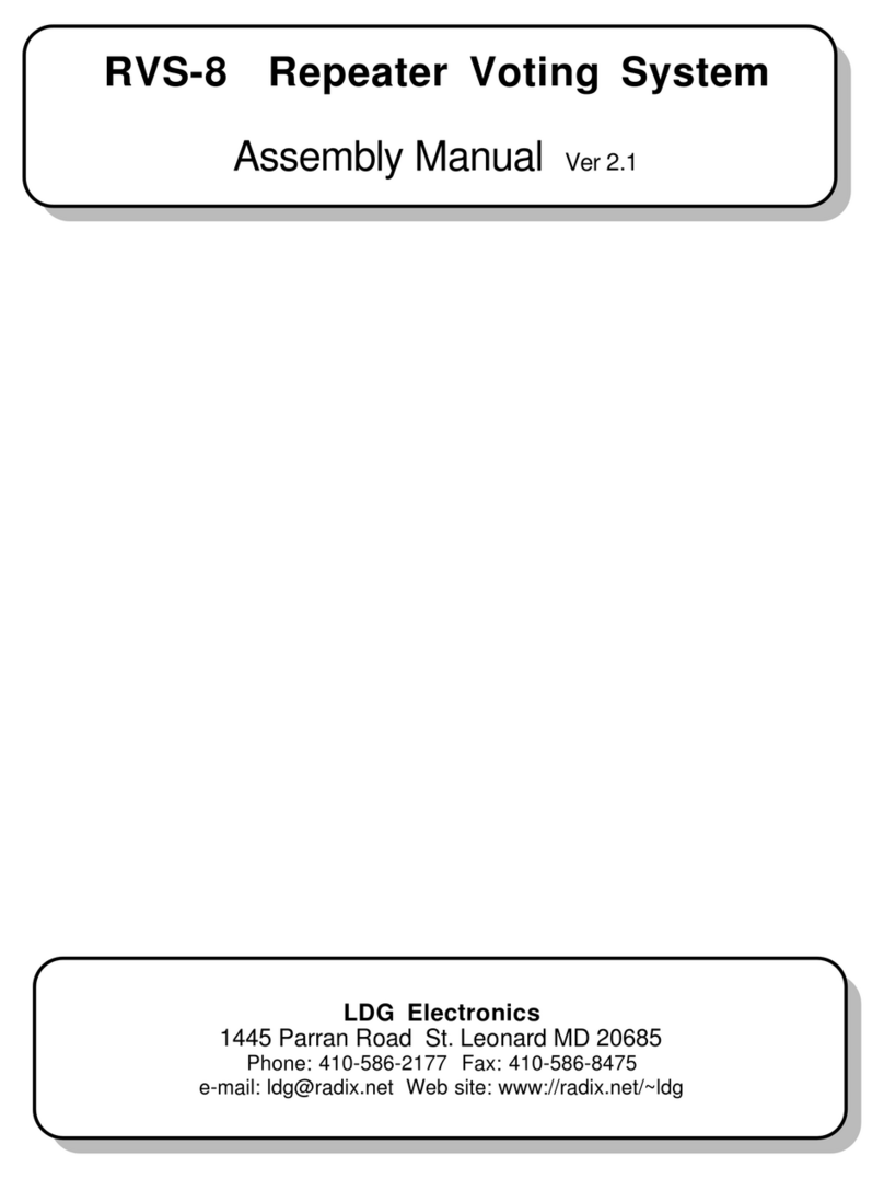 LDG RVS-8 Assembly manual