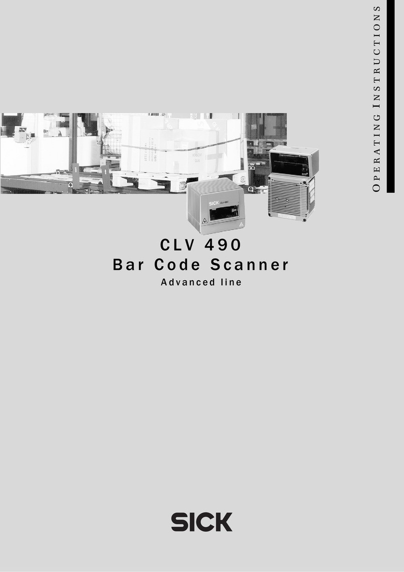 SICK CLV 490 User manual