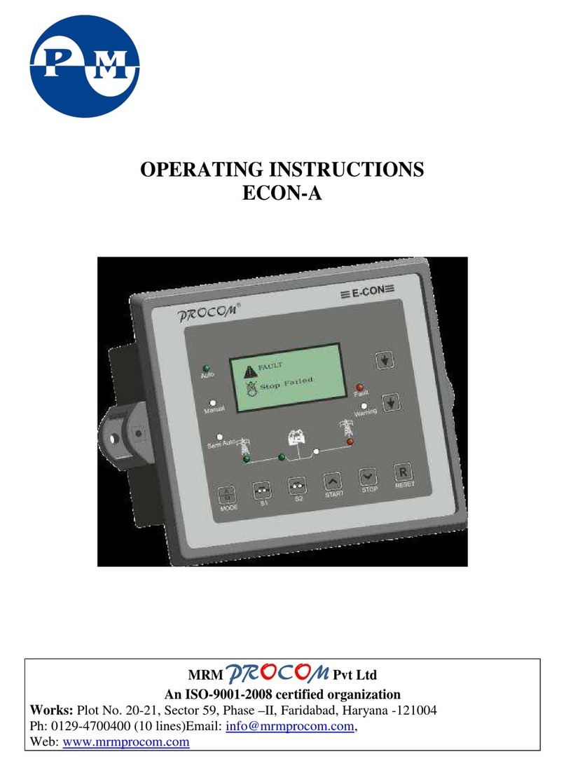 Procom ECON-A operating instructions