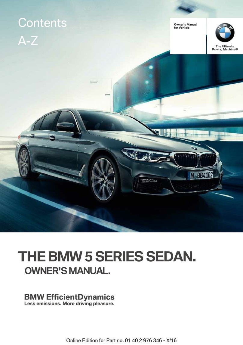 BMW 5 SERIES - CATALOGUE owner's manual