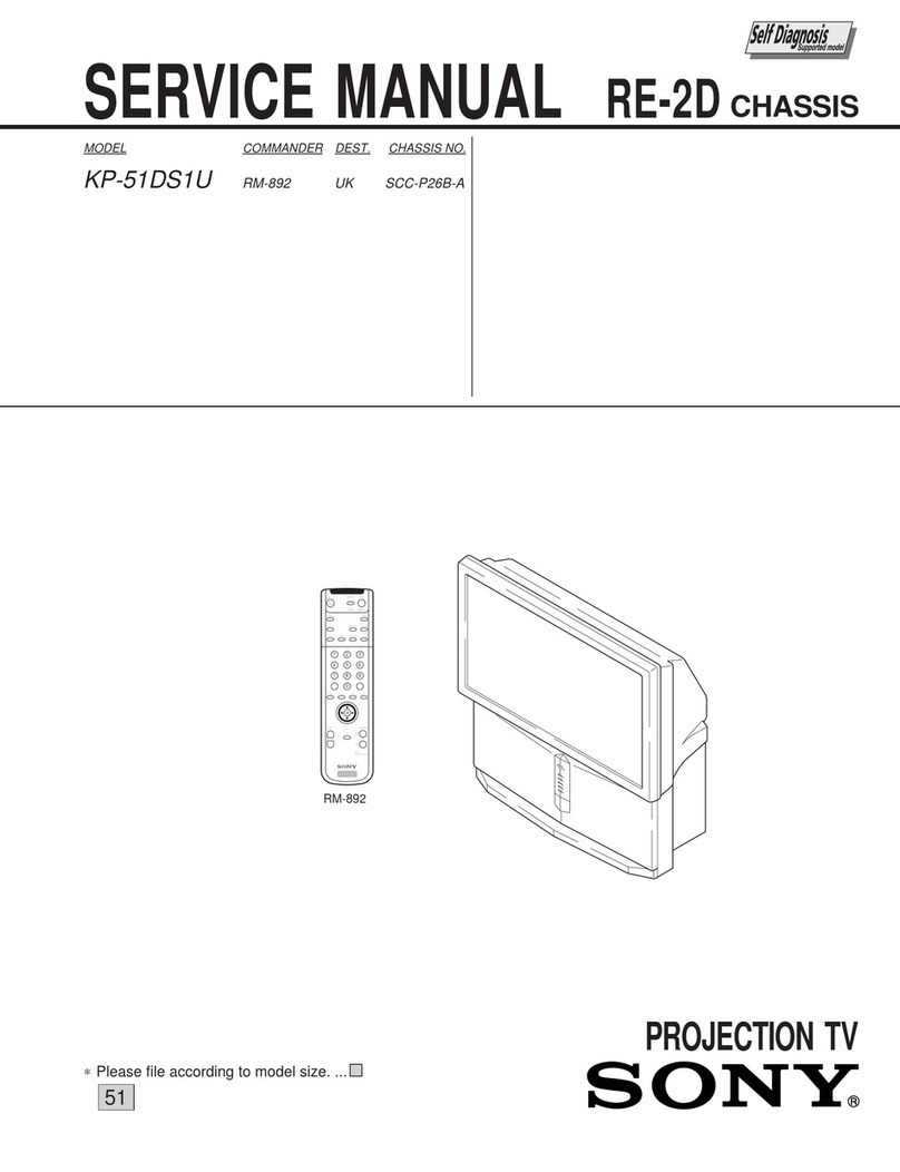 Sony KP-51DS1U User manual Sony KP-51DS1U User manual