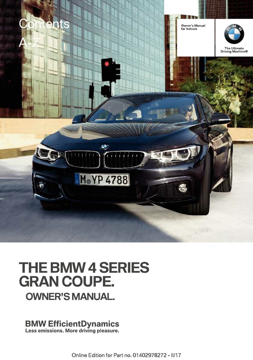BMW GRAN COUPE 4 Series owner's manual
