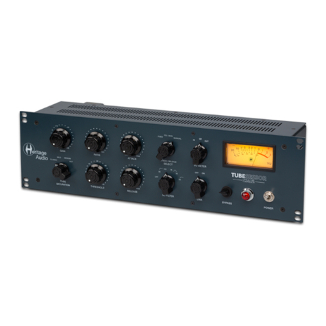 Heritage Audio TUBESESSOR user manual