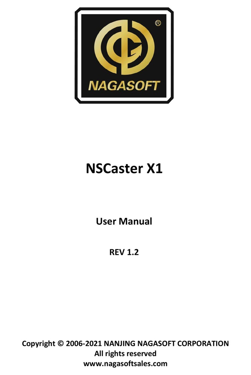 Nagasoft NSCaster X1 user manual
