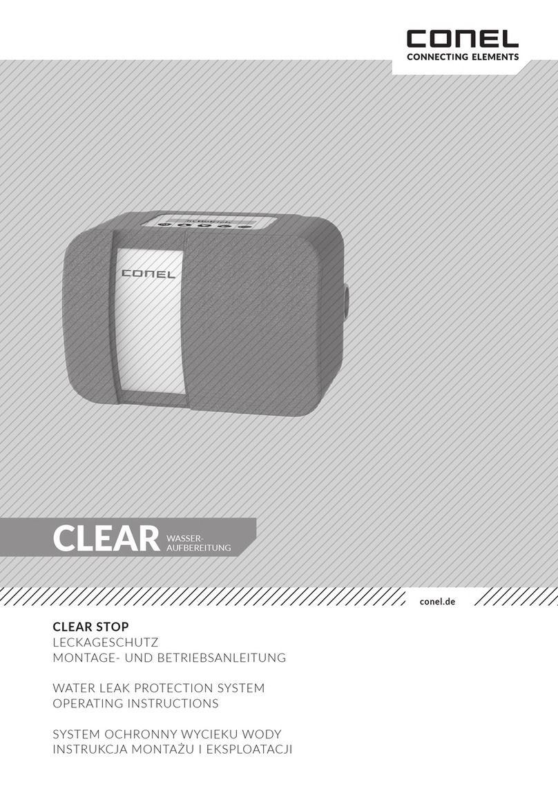 Conel CLEAR STOP operating instructions