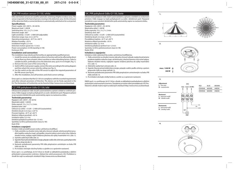 Emos G1130 quick start guide
